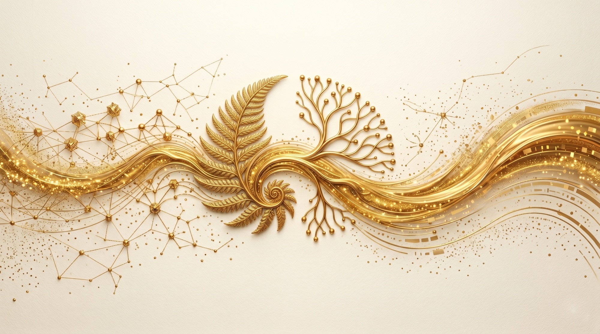 Golden Flow Silhouette